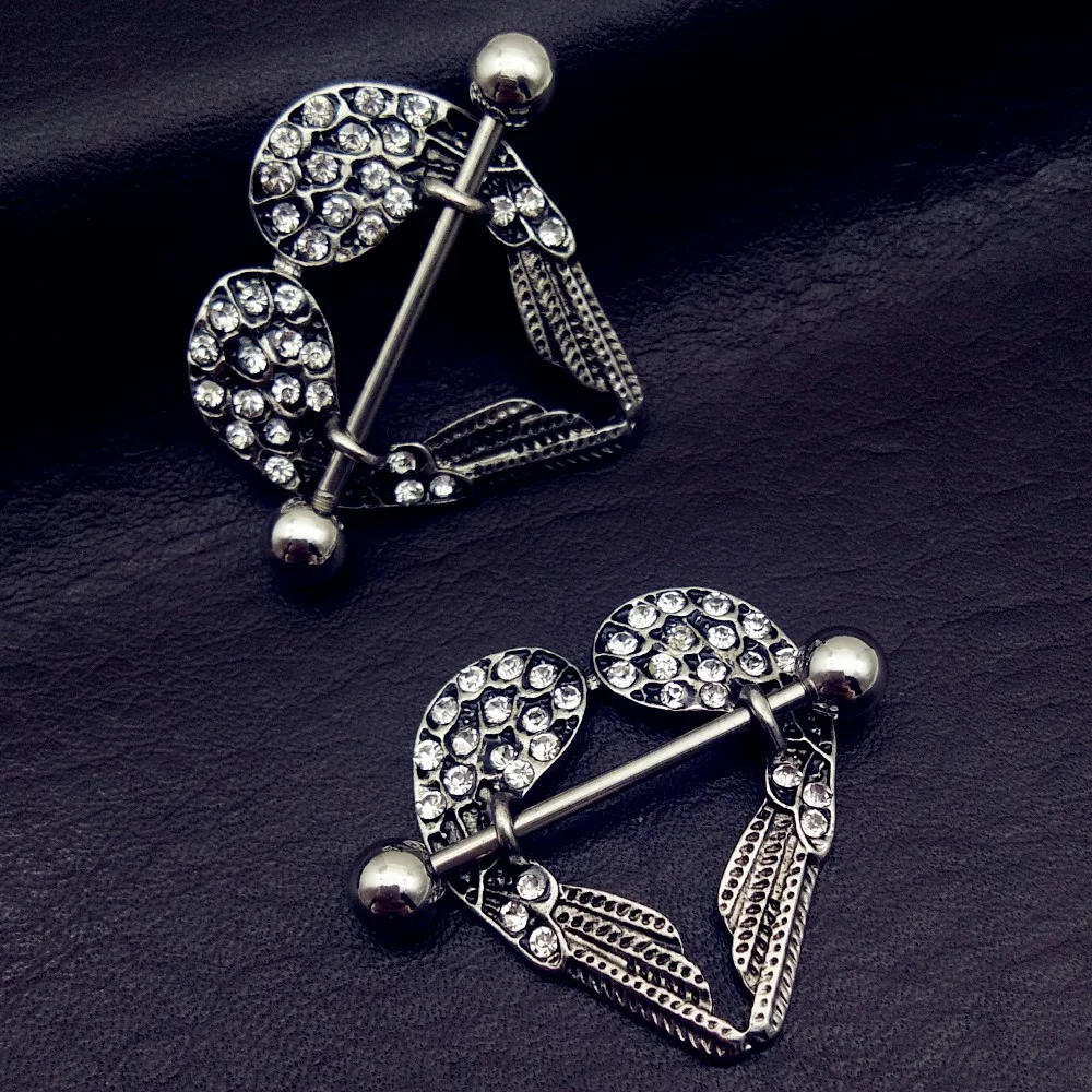 Ниппельные кольца ювелирные изделия из нержавеющей стали 2 шт.|nipple rings jewelry|body piercing