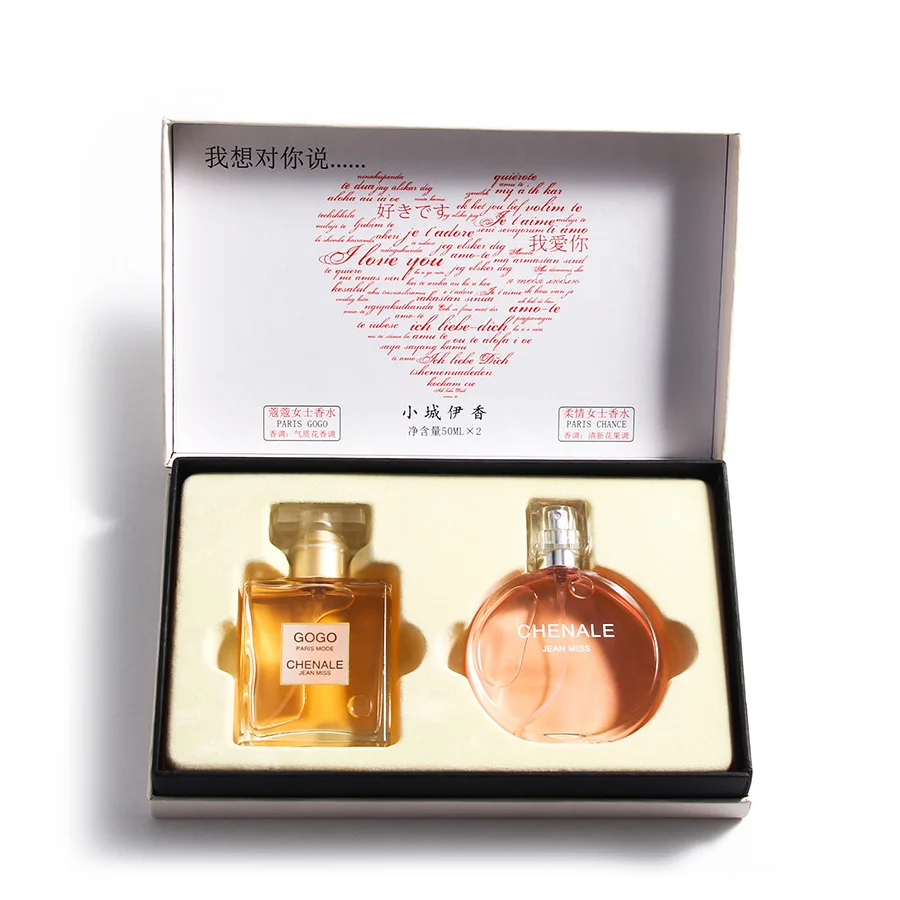 

MayCreate 1Set Fragrances Perfumed For Women Atomizer Beautiful Package With Box Fashion Lady Flower Fruit Perfumed As Gift