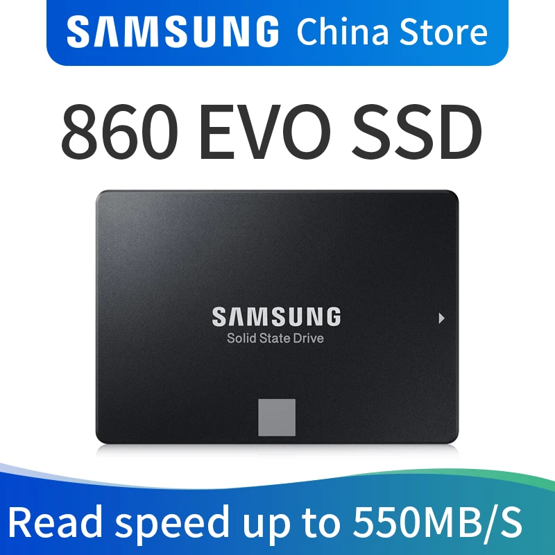 Samsung 860 EVO SSD 250GB 500GB 1TB Internal Solid State Disk HDD Hard Drive SATA3 2.5 inch Laptop Desktop PC Disk HD SSD Samsung 860 EVO SSD 250GB 500GB 1TB Internal Solid State Disk HDD Hard Drive SATA3 2.5 inch Laptop Desktop PC Disk HD SSD