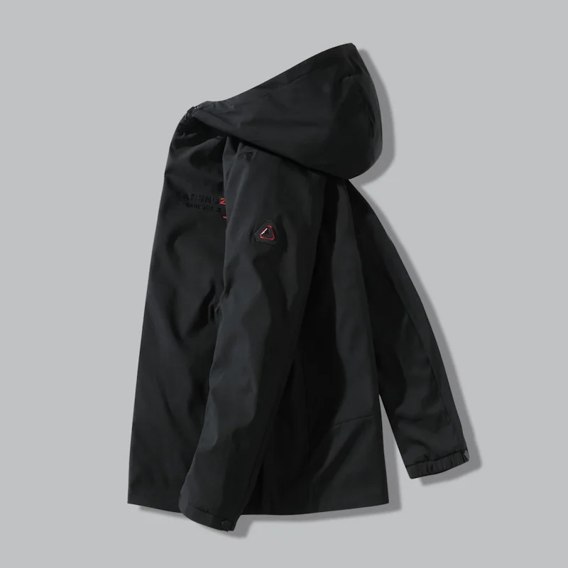 

big size 8XL 7XL 6XL 2019 New spring autumn Mens Fashion Outerwear Windbreaker Men' S Jackets Hooded Casual Sporting Coat