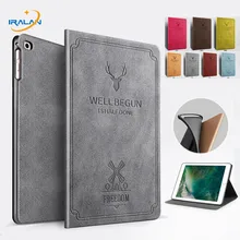 Ультра Тонкий ретро олень узор из искусственной кожи чехол для iPad Mini 5 планшет защитный чехол для нового iPad mini5 7,9 дюймов+ пленка+ ручка