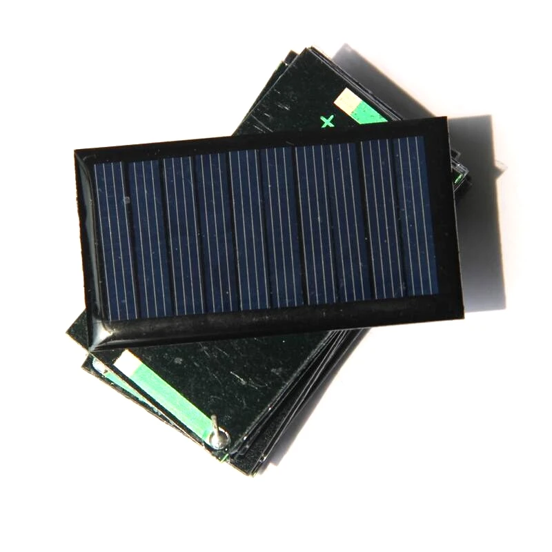 BUHESHUI 5 V 60mA 67X38mm мини Мощность панель солнечных батарей для DIY игрушка 3,6 V Батарея Зарядное устройство Солнечный светодиодный свет исследование юбка 10 шт