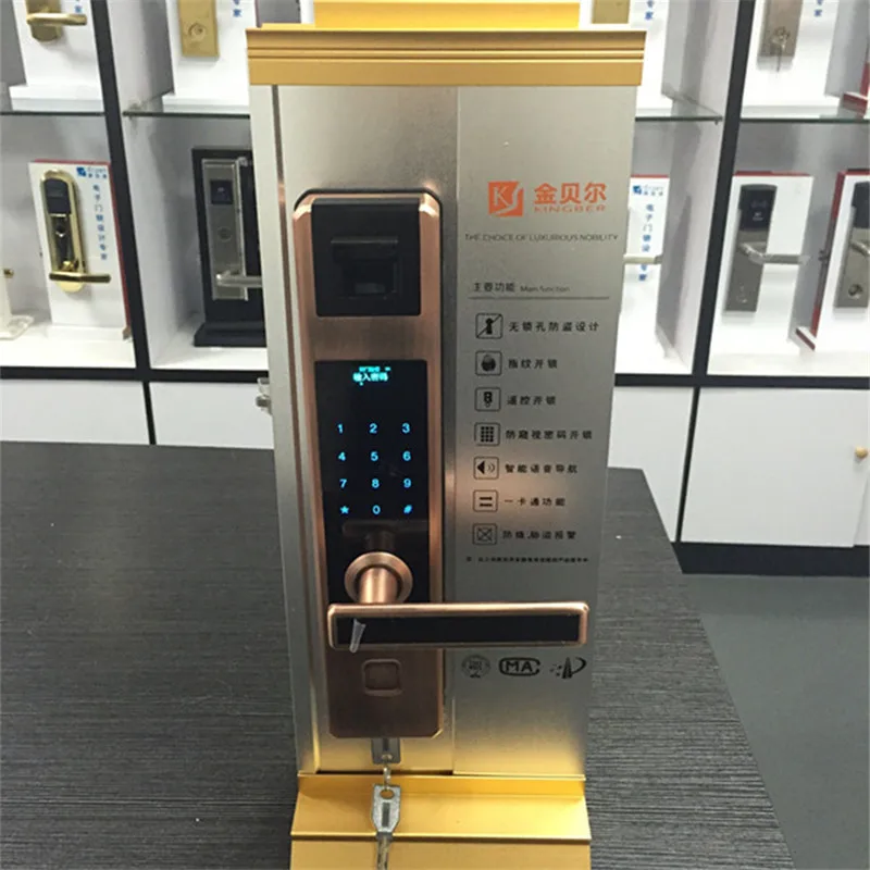 Biometric Security Gate Door Door Lock Electronic Smart