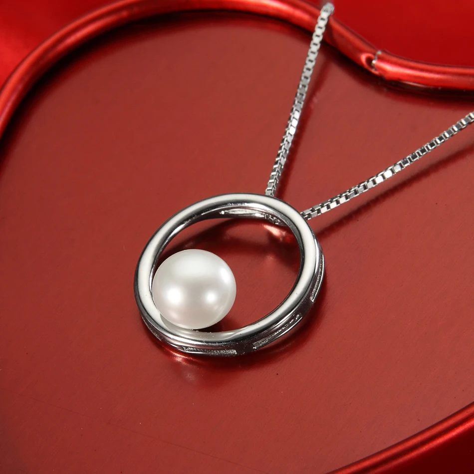 Женское ожерелье из серебра 925 пробы с пресноводным жемчугом 7 8 мм|necklaces for women|necklace