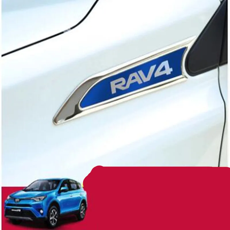 1 пара молдинги для TOYOTA RAV4 2013 2016 2017 2018|Наклейки на автомобиль| |