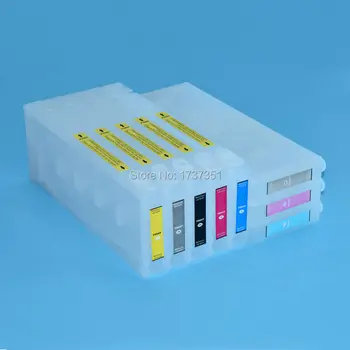 

T5621 For Epson Stylus Pro 7800 refill ink cartridge and chip resetter 8 color 350ml for Epson T5621-T5627 T5629