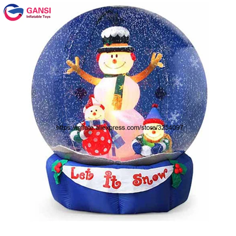 inflatable snow globe04