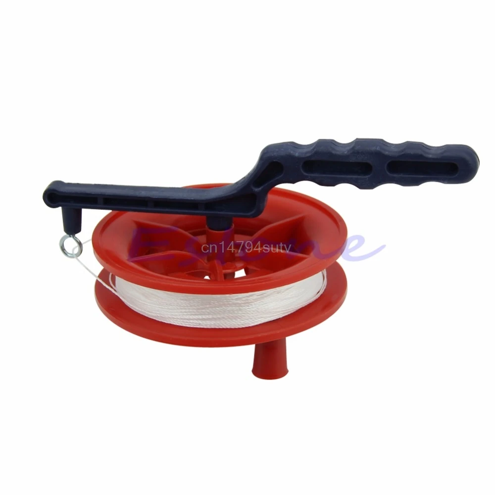Kite 60M Outdoor Ball Bearing Wheel Kite Winder Tool Reel Handle Line String Winder H055in