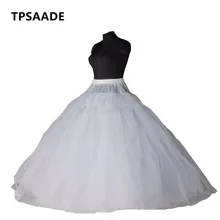 Настоящий мяч платье 8 слоев Белый Тюль Свадебный подъюбник Нижняя юбка кринолин для свадебного платья нижние юбки для свадебных платьев аксессуары