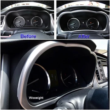 

Car Interior Dashboard Trim For Toyota Highlander / Kluger 2014 2015 2016 2017 Styling Chrome Instrument Panel Cover Frame