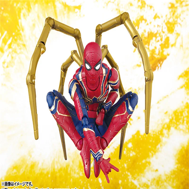 Marvel Мстители SHFiguarts Железный Паук Бесконечность войны BJD человек паук фигурка