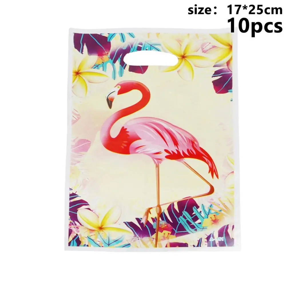 Gift Bags 13 Taoup 10 шт. подарок с Unicorn сумки упаковочные принадлежности конфетные сумки для единорога День Рождения Декор Фламинго Альпака ананас подарки сумки - Цвет: Gift Bags 13