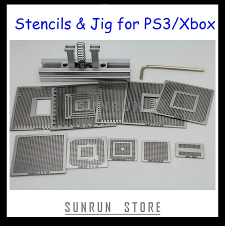 Лидер продаж набор риболлинга для PS3 и XBOX 10 шт. трафареты прямого нагрева + 1