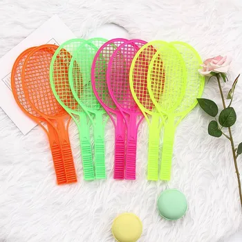 

4pcs/lot Kid Outdoor Sports 2 Pcs Badminton Tennis Rackets+Badminton+Table Tennis Parent-child Sport Educational Toys Baby Sport