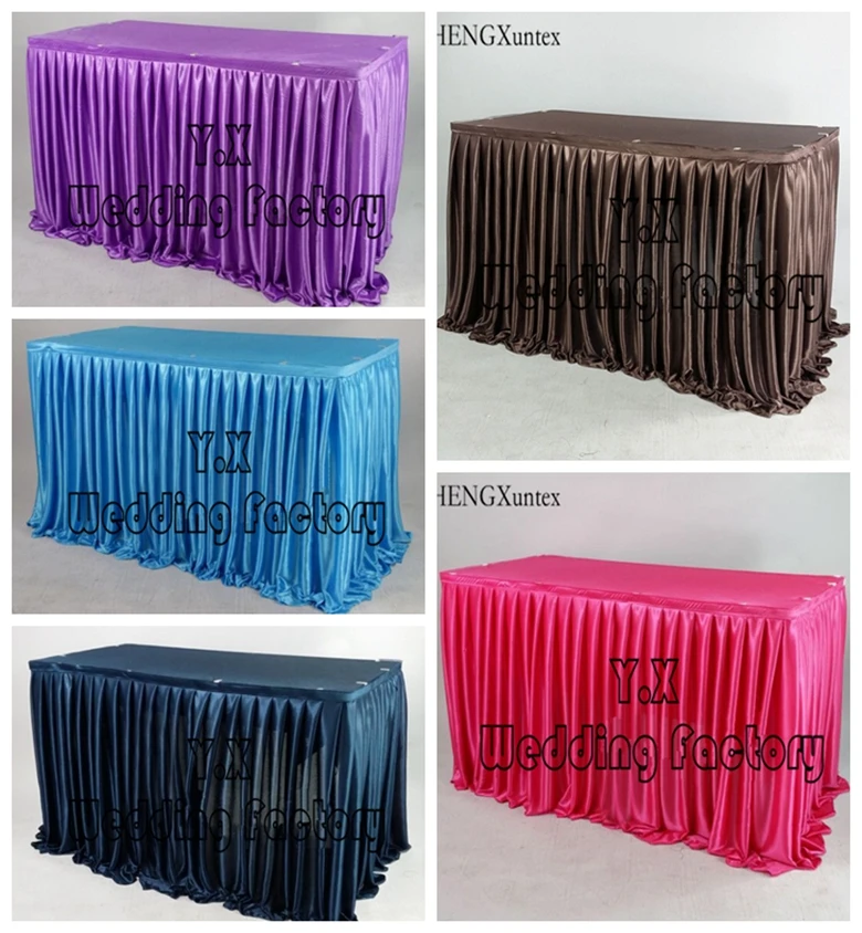 Buy Wholesale Price 100 Ice Silk Table Skirt \ Table