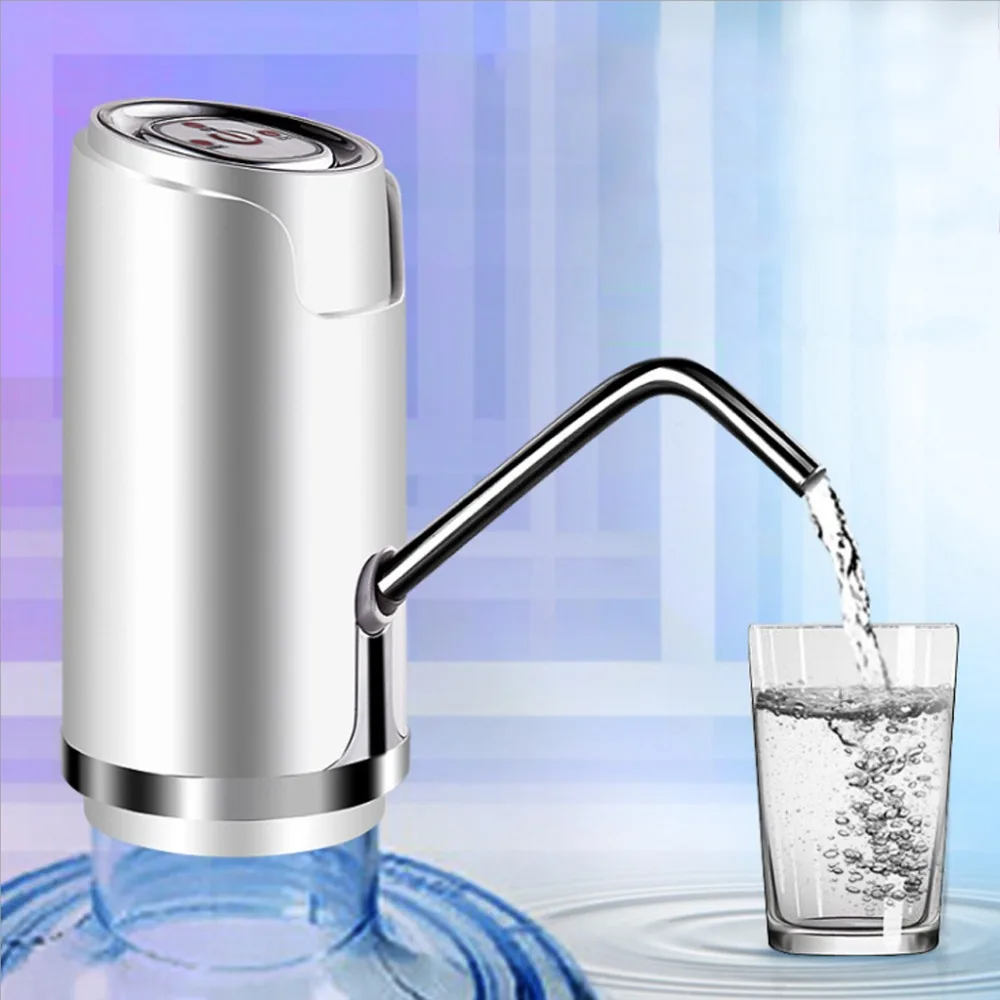 Wireless Electric Drinking Water Pump Universal Gallon Bottle Water Pump Dispenser Switch Stainless Steel Export Rechargeable цена Wireless Electric Drinking Water Pump Universal Gallon Bottle Water Pump Dispenser Switch Stainless Steel Export Rechargeable цены онлайн
