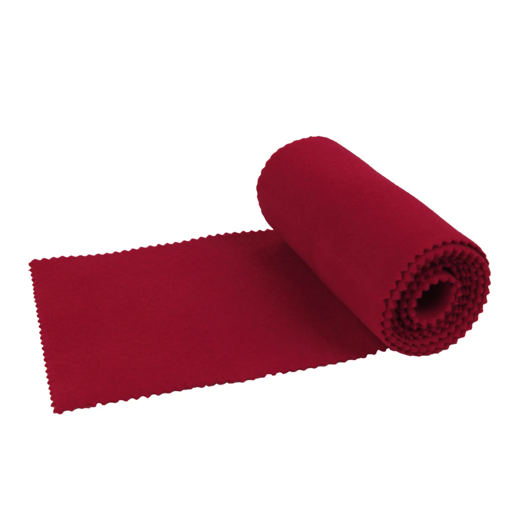 128 x 15cm Red Soft Material Felt Piano Key Cover Keyboard Dust Cover Musical Instruments Accessory