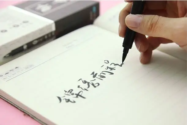 3 шт./лот, милая ручка для каллиграфии в китайском и японском стиле, многофункциональные художественные маркеры, ручка для офиса, школы, письма