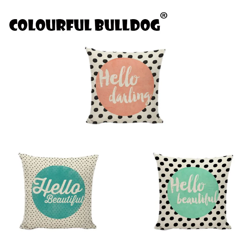 Hello Boeautiful Happy Reading more Coffee Tea Wine Home Decor Sofa Car Seat Decorative Cushion Cover Pillow Case covers | Дом и сад