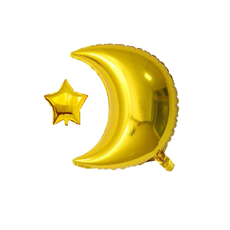 Happy Eid шары ИД Мубарак воздушные с буквой украшение Алфавит баннеры Рамадан Карим