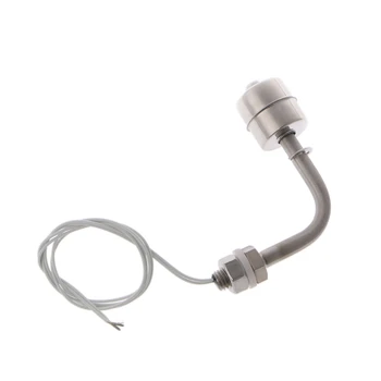 

Stainless Steel Float Switch Right Angle Vertical Head Liquid Water Tank Level Sensor