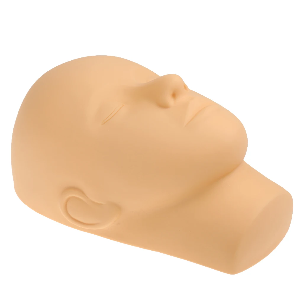Mannequin Head Massage Makeup Individual Eyelash Extensions Practice Model Make Up Accessiories