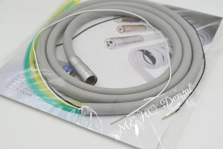 6 Hole High Speed Fiber Optic Handpiece pipe Dental Silicone Tube