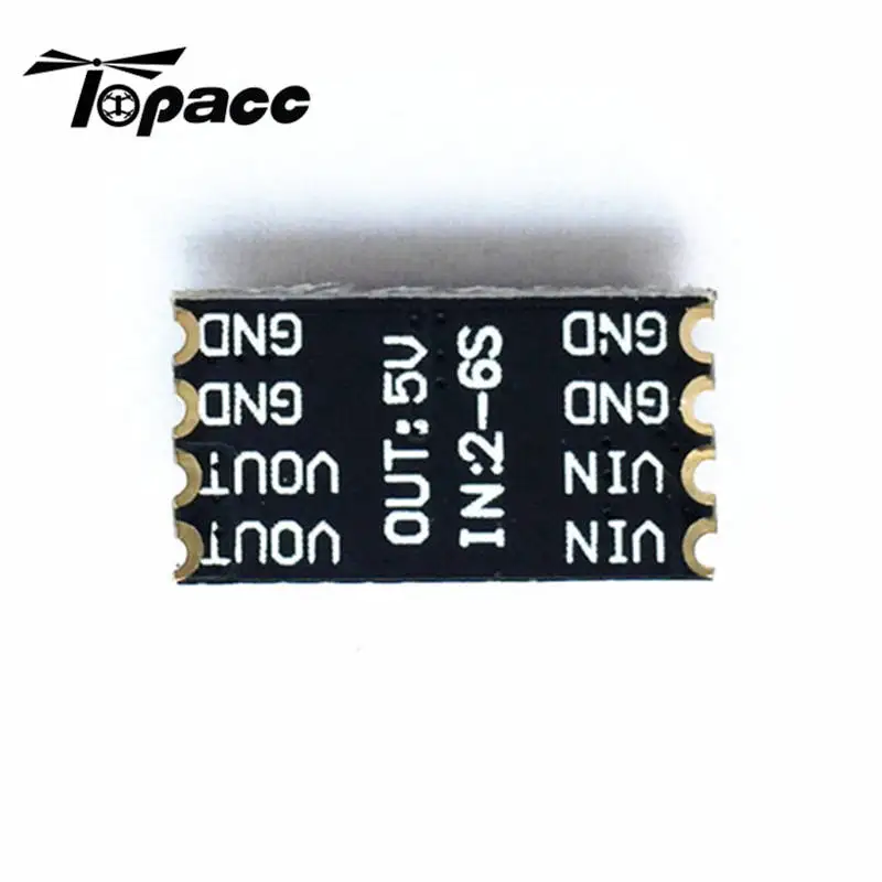

Topacc Micro DC-DC Converter Step Down Module BEC 6.5V~25.5V Input 1A Output Current With LC Filter for Multirotor Helicopter