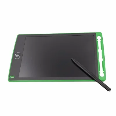 8,5 дюймов ЖК-планшет для письма цифровой рисунок электронный почерк коврик для сообщений графическая доска детская письменная доска детские игрушки - Цвет: Green