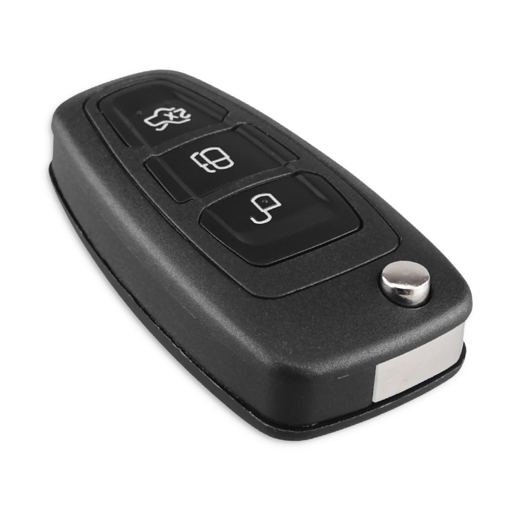 KEYYOU для Ford Mondeo Focus C-Max S-Max 2013 434 МГц 3 кнопки Filp Автомобильный ключ дистанционного управления FSK
