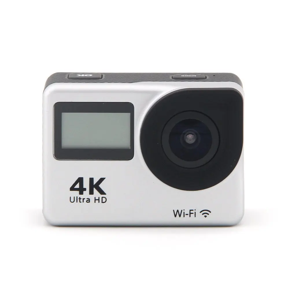 

Sports Action Camera 4K Waterproof Dual Screen 170 Degree Wide Angle WiFi HD Cam 12MP Action Camera