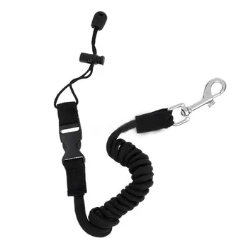 

Surfing Lanyard Elastic TPU Kayak Paddle Leash Safety Accessories Wear Resistance Canoe Rope With Snap Clip Fishing Rowing Boats