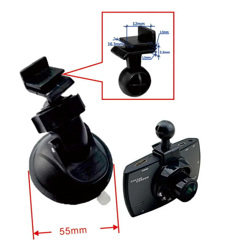 Dash Cam Mirror Mount Kit for G30 Dash Cam .Suction cup holder of GT300 Car Dvr Camera.For G30B Dvr Suction Cup Bracket