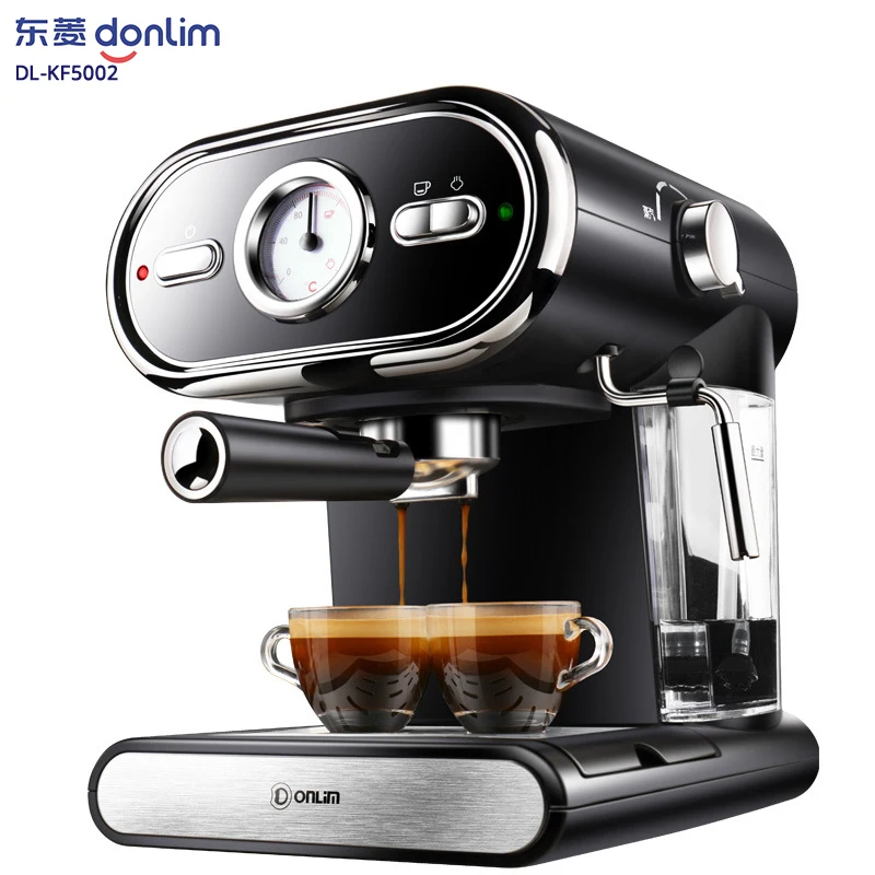 

Espresso Italian Coffee Machine Semi-automatic Coffee Maker 1.25L 20Bar Pump Espresso Machine DL-KF5002 Dual Temperature Control