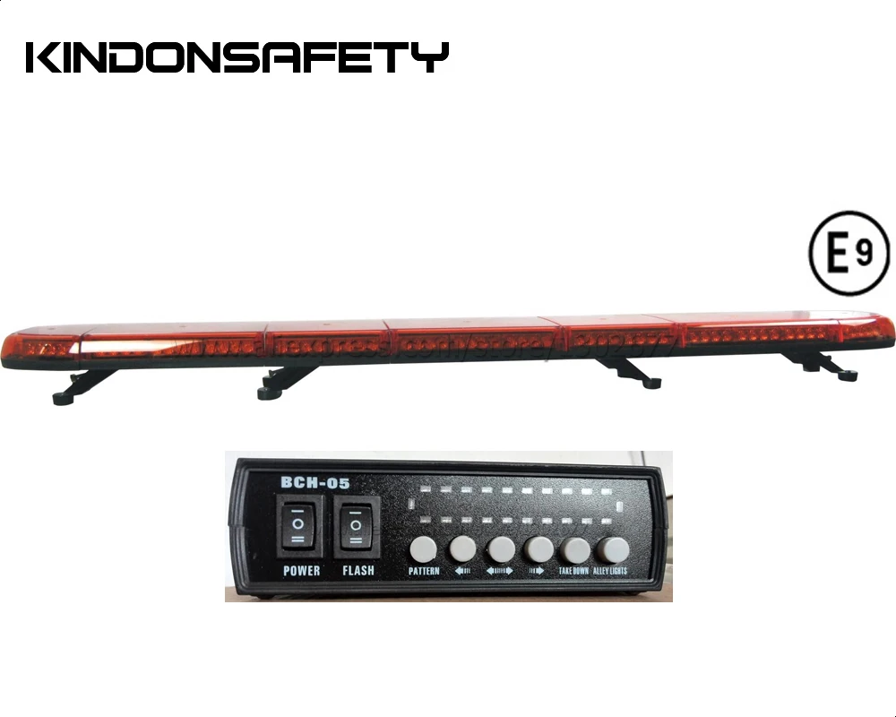 

1844mm 72inch long Free shipping! ECE R65 approved LED lightbar amber or blue warning bar, 128PCS LEDs, DC12V or 24V