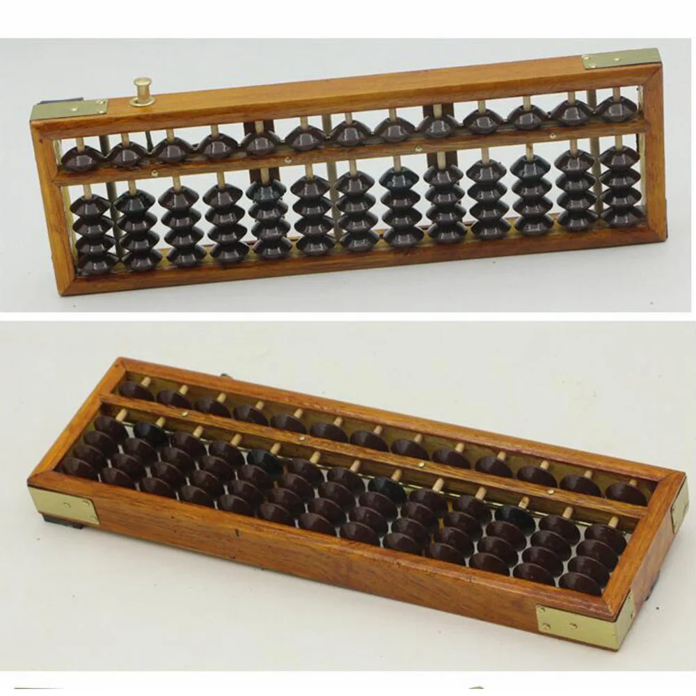 Brand New Wooden Frame Classic Ancient Calculator Abacus Soroban Plastics Bead Toy Develop Kid's Mathematics Abacus Intelligence 4