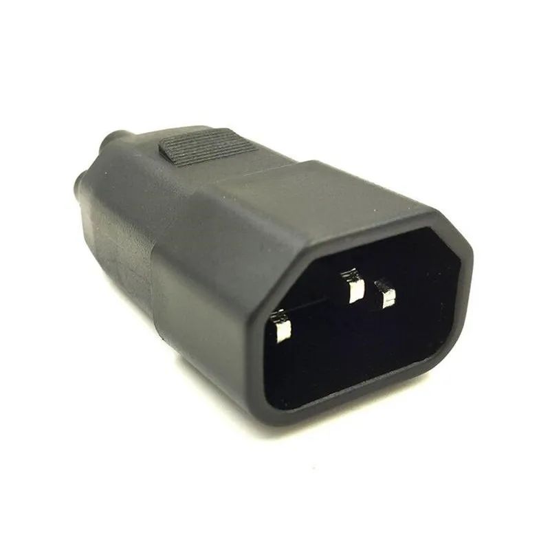 Lbsc 3 G Plug Adapter Iec 320 C14 Pin Male To C5 Female Lbsc 3 G Plug Adapter Iec 320 C14 Pin Male To C5 Female Receptacle Laptop Printer Adatper Connector Converter In Electrical From