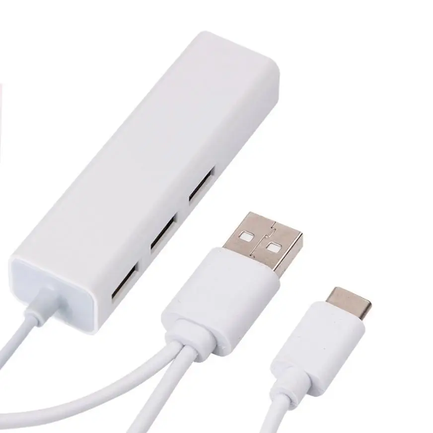 PC Твердый чехол для переноски USB 3 1 Тип C до Gigabit Ethernet Сетевой 2 0 Портовый