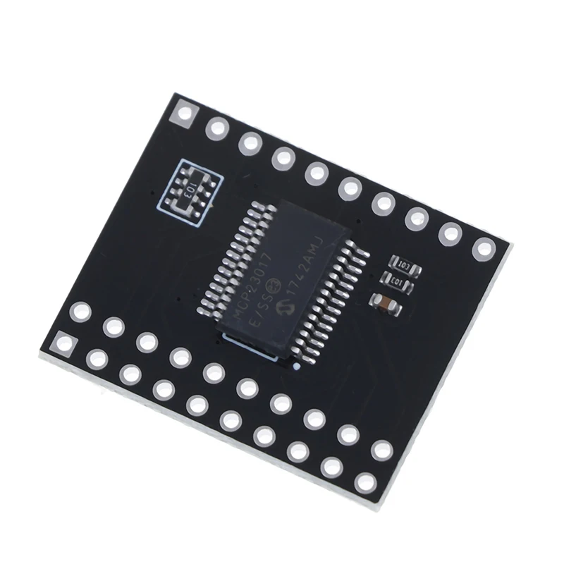 2,6*2,1 см черный MCP23017 модуль с последовательным интерфейсом IIC I2C 16-бит I/O расширитель шпильки 10 МГц
