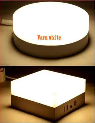 6W-24W LED Panel Ceiling Round Square Down Lamp Kitchen Surface Mount Light 6W-24W LED Panel Ceiling Round Square Down Lamp Kitchen Surface Mount Light
