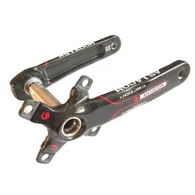 ASIACOM углеродного волокна велосипед кривошипно MTB Дорожный велосипед crankset горный велосипед части длиной 170 175 БХД 104 110 