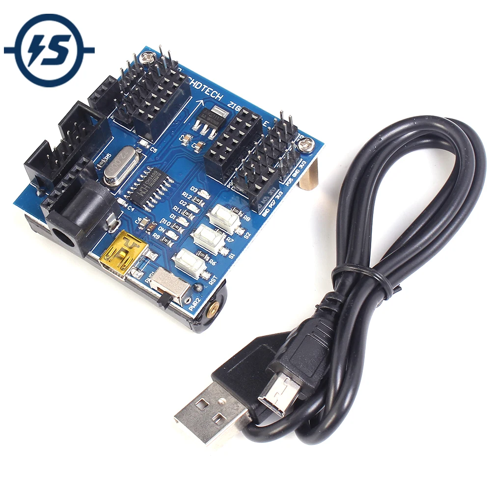 Плата основания датчика ZigBee CC2530 Функциональный модуль плата расширения порт USB 24