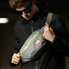 Fanny Packs для женщин и мужчин поясная сумка унисекс Пакет Регулируемый Ремень Черный Грудь Сумки на открытом воздухе путешествия Велоспорт Спорт