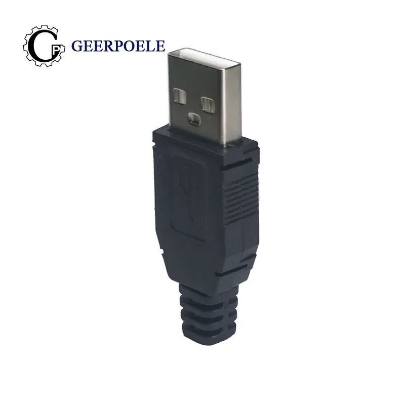 10 шт./лот USB коннекторы с пряжкой пластиковый корпус коннектор концевые