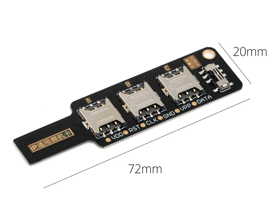 3 в 1 IP Универсальная Тестовая карта для iPhone iPad(sim-версия) Android Nano Cato тест сигнала ing инструмент мобильный телефон SIM Тестовая карта