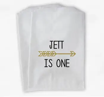 

custom kids First Birthday Arrow popcorn candy Buffet lolly bags Baby Shower Bakery Cookie desserts gift Favors packets