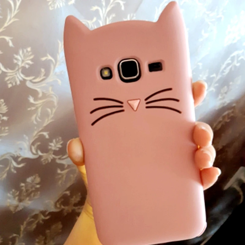 3D мультфильм Счастливый Кот Чехол для Samsung Galaxy A6 Plus J4 J6 J8 A7 2018 A3 A5 2017 J3 J5 J7 2016 S9 S8 S7 Edge
