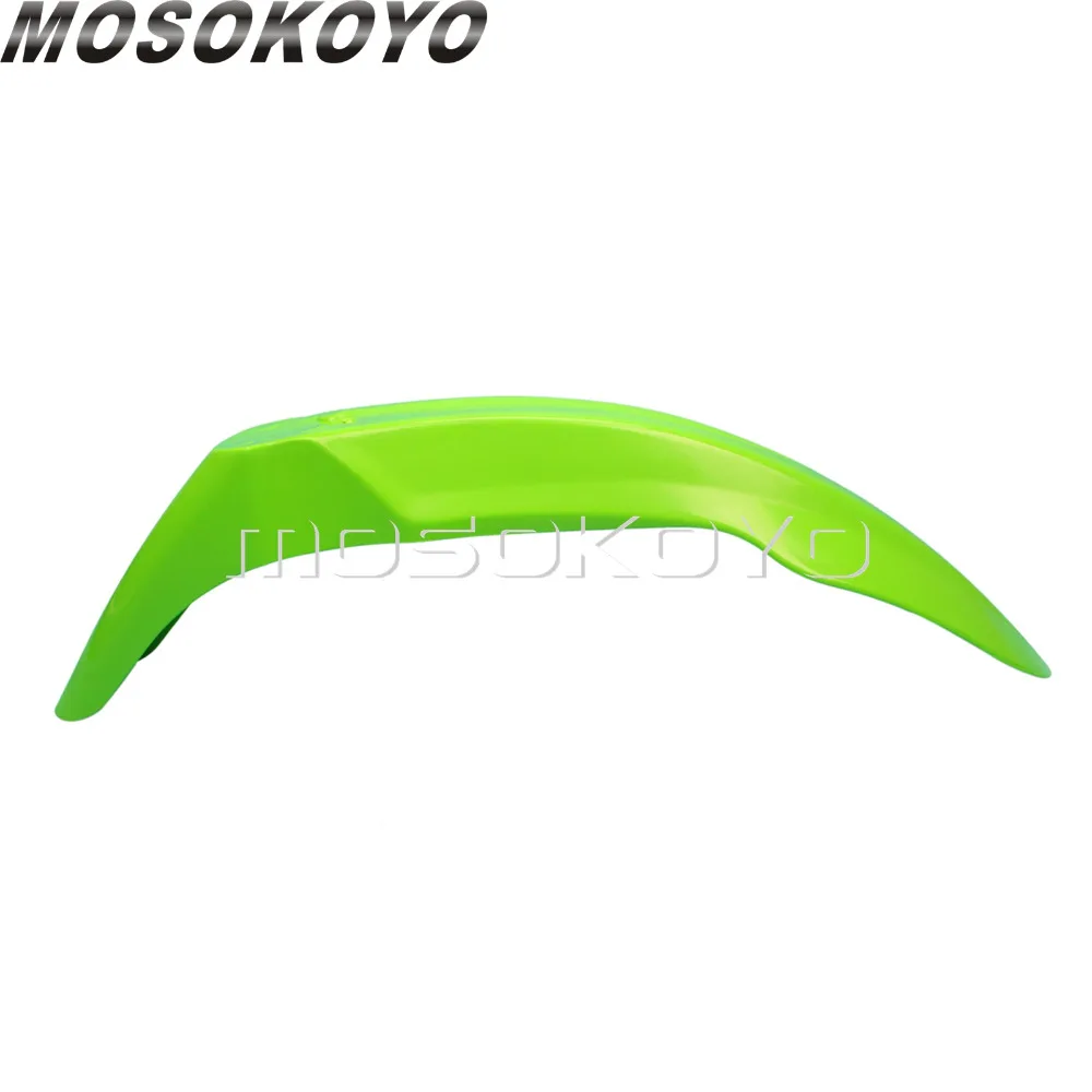 Для Kawasaki KX KLX Green Supermoto переднее крыло Dirt Bike Motocross Mudguard Racing MX Enduro Mud Guards|Накладки и
