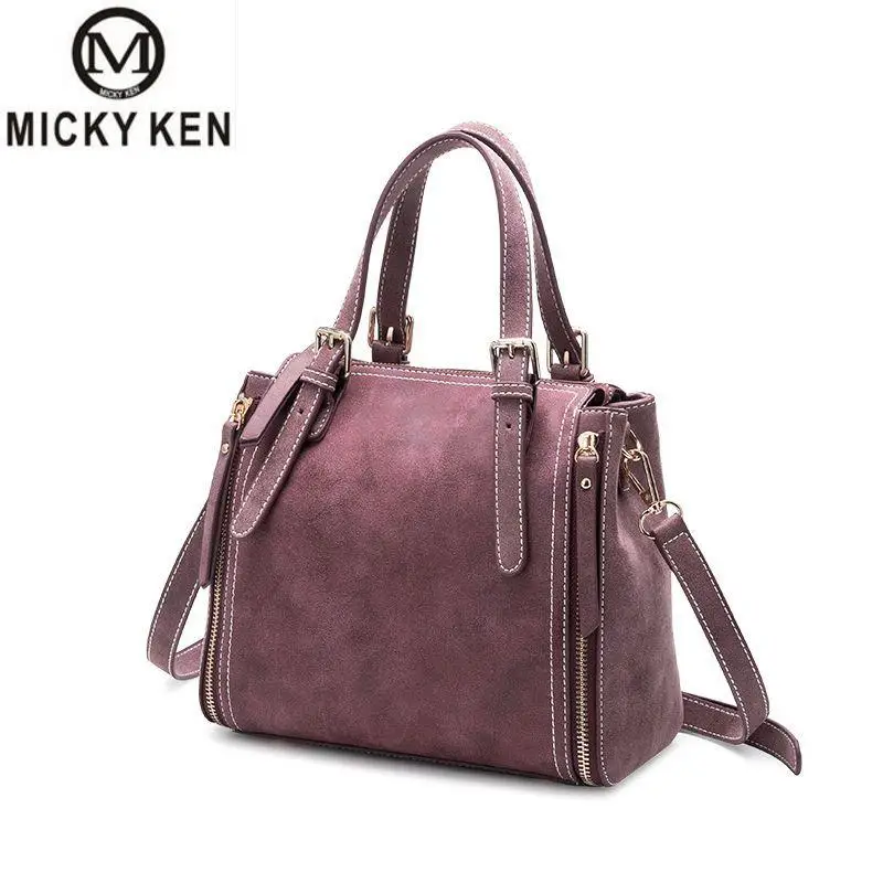 

MICKY KEN Women Bag 2019 New Matte Leather Bucket Bag Ladies Bags Shoulder Messenger Bag Fashion Wild Influx Of Female Handbags