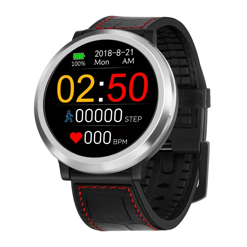 Q68 смарт-браслет 3D UI 1," цветной экран пульсометр кровяное давление водонепроницаемые спортивные Смарт-часы Android IOS PK Q8 часы - Цвет: leather black